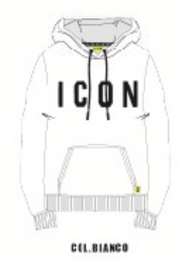 ICUS2S5F004 FELPA Cappuccio