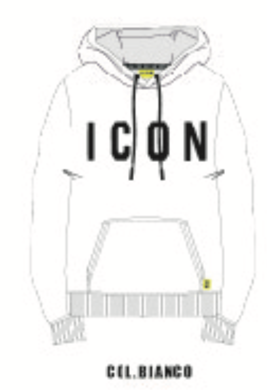 ICUS2S5F004 FELPA Cappuccio