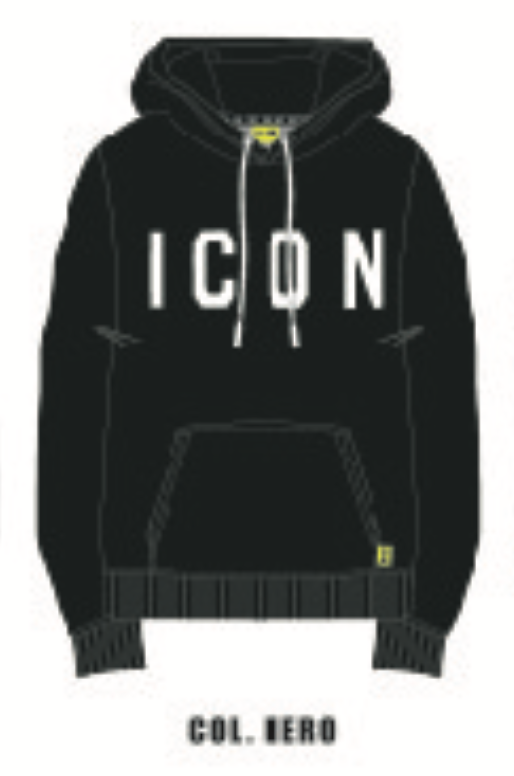 ICUS2S5F004 FELPA Cappuccio