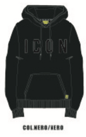 ICUS2S5F004 FELPA Cappuccio