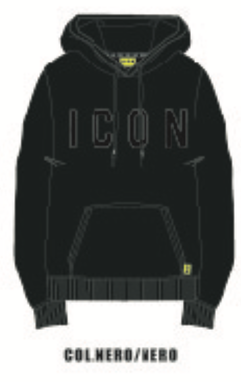 ICUS2S5F004 FELPA Cappuccio