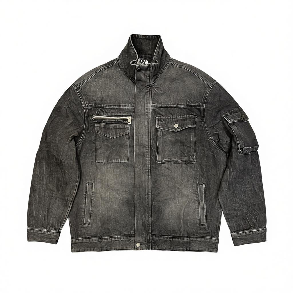 Coordinato-1549 Jeans grigio